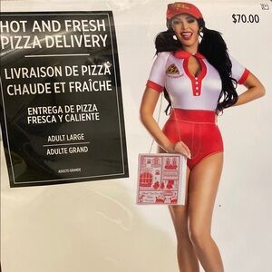 Hot and Fresh Pizza Delivery Costume